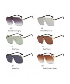 Sunglasses Women Rimless Square Big Sun Glasses for Women Summer Style Female Uv400 Alloy Mens Accessories - CK198KH45EO $11....