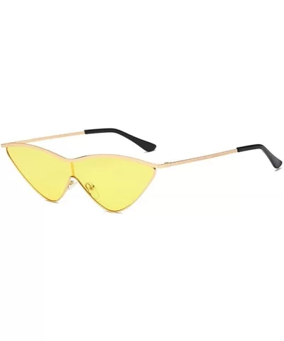 Small Cat Eye Sunglasses Vintage Square Shade Women Eyewear - CC1943IER57 $5.86 Square