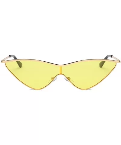 Small Cat Eye Sunglasses Vintage Square Shade Women Eyewear - CC1943IER57 $5.86 Square