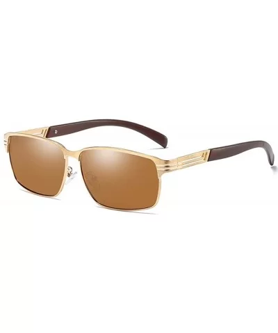 Sunglasses men's box Sunglasses outdoor polarized fishing glasses - D - CC18QQ2DEC5 $35.32 Aviator