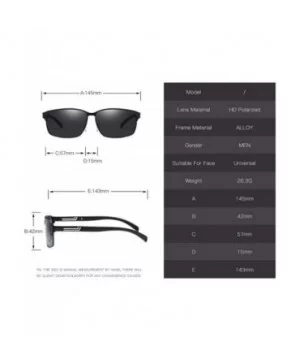 Sunglasses men's box Sunglasses outdoor polarized fishing glasses - D - CC18QQ2DEC5 $35.32 Aviator