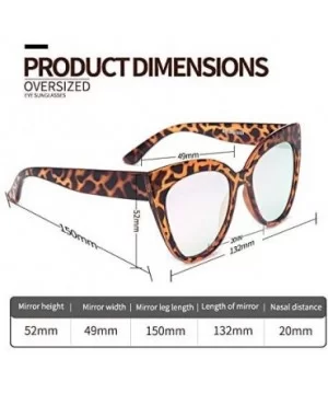 Multi-typle Fashion Sunglasses for Women Plastic Frame Mirrored Lens - Retro Vintage Cateye - G Hawksbill - CJ18HC2OW54 $7.66...