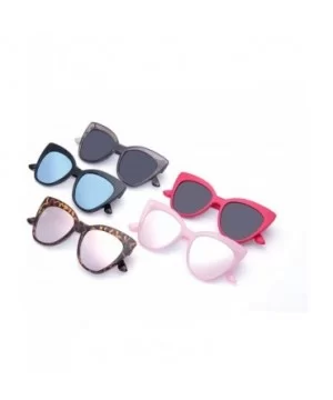 Multi-typle Fashion Sunglasses for Women Plastic Frame Mirrored Lens - Retro Vintage Cateye - G Hawksbill - CJ18HC2OW54 $7.66...