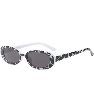 Classic Oval Mirrored Lens Sunglasses Wide Frame for Men and Women Vintage Classic Sun Glasses - C418SA8CWW6 $8.32 Oval