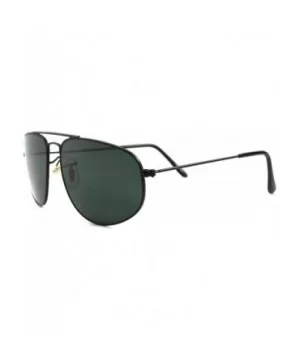 Lens Classic Vintage Retro Mens Womens Rectangle Aviation Sunglasses - Black - CS189RE38Z0 $7.06 Aviator