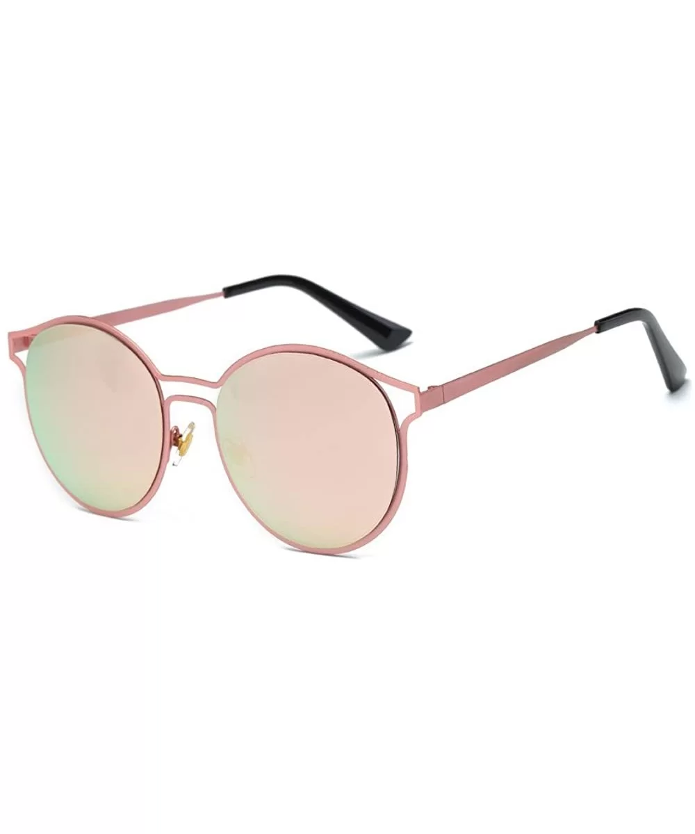 Sunglasses Oval Goggles Eyeglasses Glasses Eyewear UV - Rose Pink - CU18QNKI96C $7.62 Square