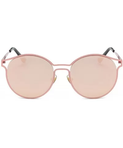 Sunglasses Oval Goggles Eyeglasses Glasses Eyewear UV - Rose Pink - CU18QNKI96C $7.62 Square