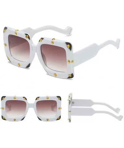 Oversized Fashion Sunglasses Glitter - C - CA199SDAYXW $5.27 Oversized