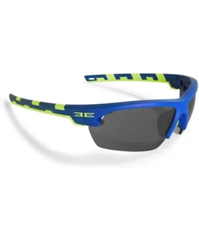 Link Inlayed Rubber Sunglasses Frame/Lens Choices. EpochLink - Blue Lime - CO17WTIE2XM $12.97 Sport