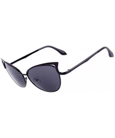 Summer Fashion Oversize Sunglasses - Black - CH18TTDIK05 $8.92 Oversized