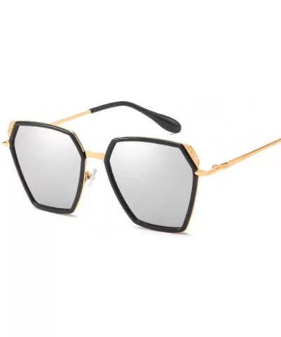 Sunglasses Large Square Fashion Sunglasses Unisex Polarized Sunglasses - 1 - CL1906D06SI $25.58 Square