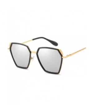 Sunglasses Large Square Fashion Sunglasses Unisex Polarized Sunglasses - 1 - CL1906D06SI $25.58 Square