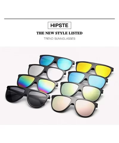 2019 New Large Box Luxury Brand Design Sunglasses Ms. Men's Universal C4 - C5 - CG18YKUHLQ4 $5.71 Oversized