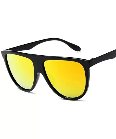 2019 New Large Box Luxury Brand Design Sunglasses Ms. Men's Universal C4 - C5 - CG18YKUHLQ4 $5.71 Oversized