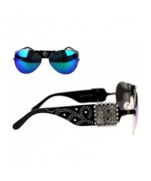 Star Concho Sunglasses - Colored - CK18YKDSLOW $37.26 Aviator