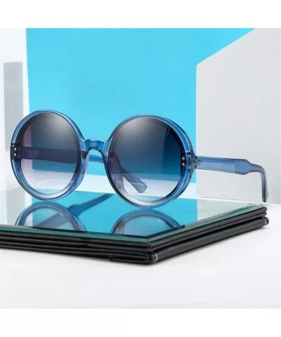 Trendy Oversized Round Sunglasses for Women Big Frame Eyewear UV Protection - C8 - CN190OHYCCU $10.76 Oversized