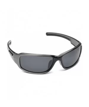 Driving Fishing Polarized Wrap Around Sports Sunglasses - Gray - C711OXK1P9Z $7.82 Sport