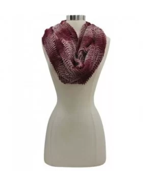 Burgundy Gradient Faux Cloche Fur Caplet Shawl - C3115VRE31B $45.41 Wrap