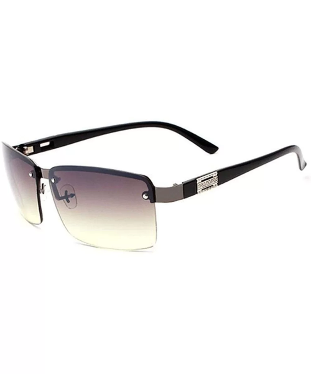 Sunglasses Men Famous Brand Designer Driving Sun Glasses Male Mirror Lens - 43913 - C318S56SN3U $5.47 Square