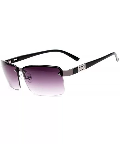 Sunglasses Men Famous Brand Designer Driving Sun Glasses Male Mirror Lens - 43913 - C318S56SN3U $5.47 Square