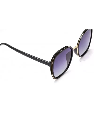 Women Sunglasses Retro Grey Drive Holiday Oval Polarized UV400 - Grey - CC18R5SHTQQ $6.54 Oval