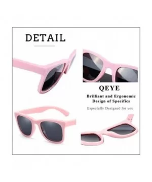 Polarized Sunglasses for Men Women UV400 Protection Driving Fishing Sun Glasses - Pink/Grey Lens - C718QDO6266 $4.89 Square