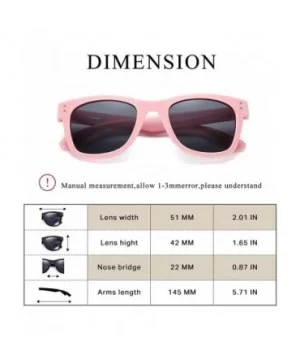 Polarized Sunglasses for Men Women UV400 Protection Driving Fishing Sun Glasses - Pink/Grey Lens - C718QDO6266 $4.89 Square