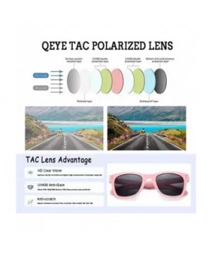 Polarized Sunglasses for Men Women UV400 Protection Driving Fishing Sun Glasses - Pink/Grey Lens - C718QDO6266 $4.89 Square