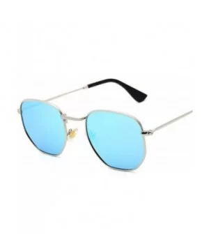 New Retro Classic Small Polygon Polarized Sunglasses Men Sun Glasses Women Vintage Metal Frame Eyewear UV400 - 8 - CO198A4IC0...