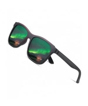 Square Polarized Sunglasses for Men TR90 Frame Driving Travel UV400 - C3g15 - CN199HTHIMT $10.63 Square