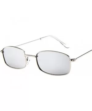 Vintage Rectangular Sunglasses Protection - G - CD18Q7IRWNH $4.28 Rectangular