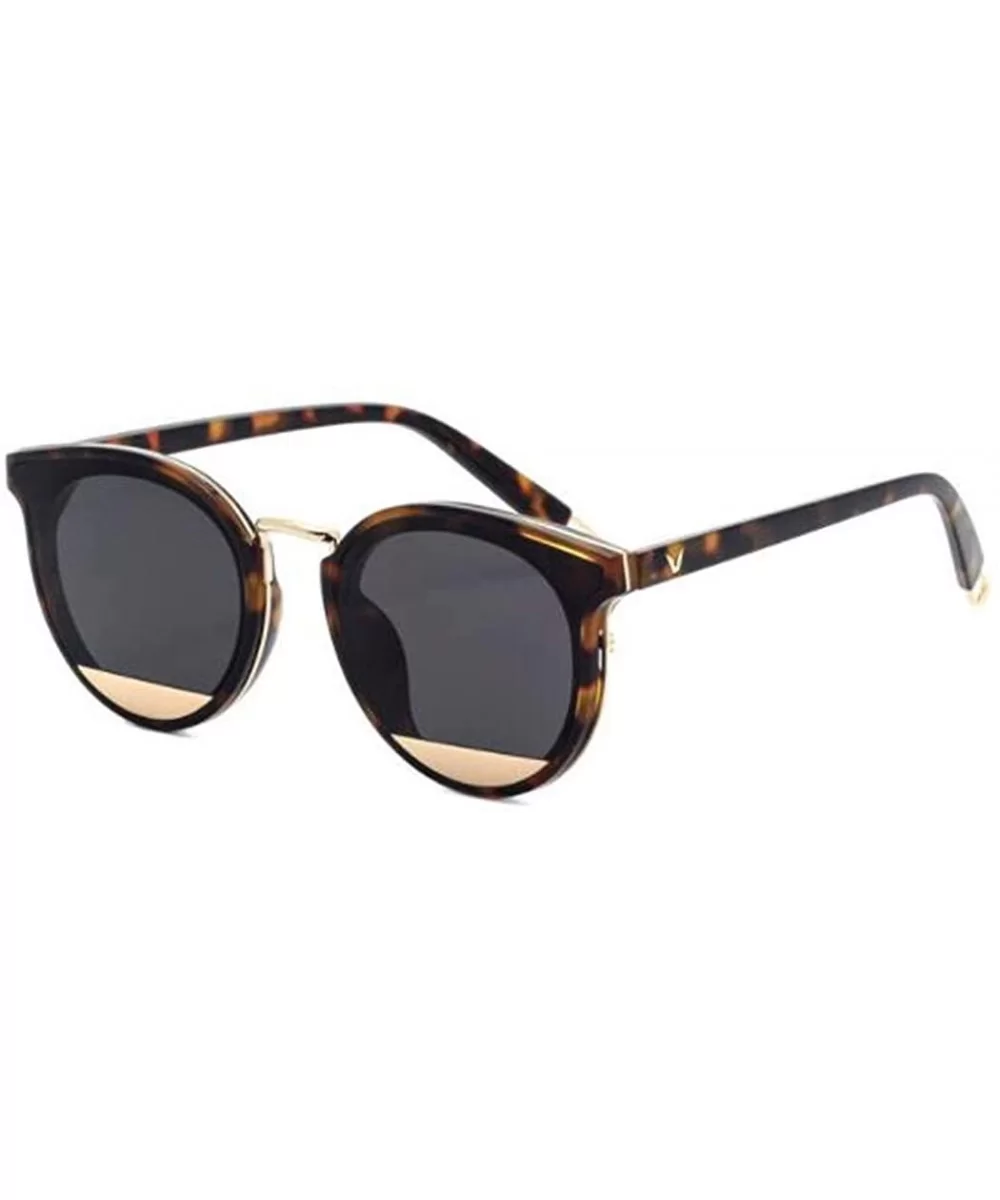 Metal frame PC frame material sunglasses- colorful multicolor sunglasses - E - C418S80HGGO $45.69 Aviator