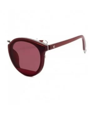 Metal frame PC frame material sunglasses- colorful multicolor sunglasses - E - C418S80HGGO $45.69 Aviator