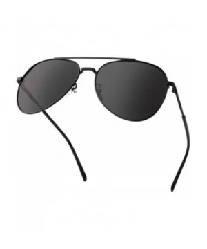 Lightweight Aviator Sunglasses for Women Polarized Mirrored Metal Frame Shades - CZ18NIZZXW9 $11.86 Aviator