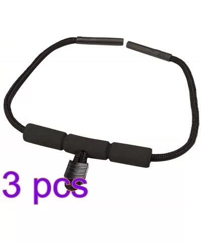 3Pcs Floating Sunglass Strap Eyeglass Retainer for Water Sports Rafting Fishing(Black) - CB18U3I8A97 $8.18 Sport