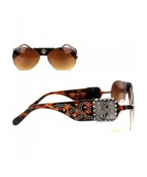 Star Concho Sunglasses - Leopard - C718YHSZG70 $30.97 Aviator