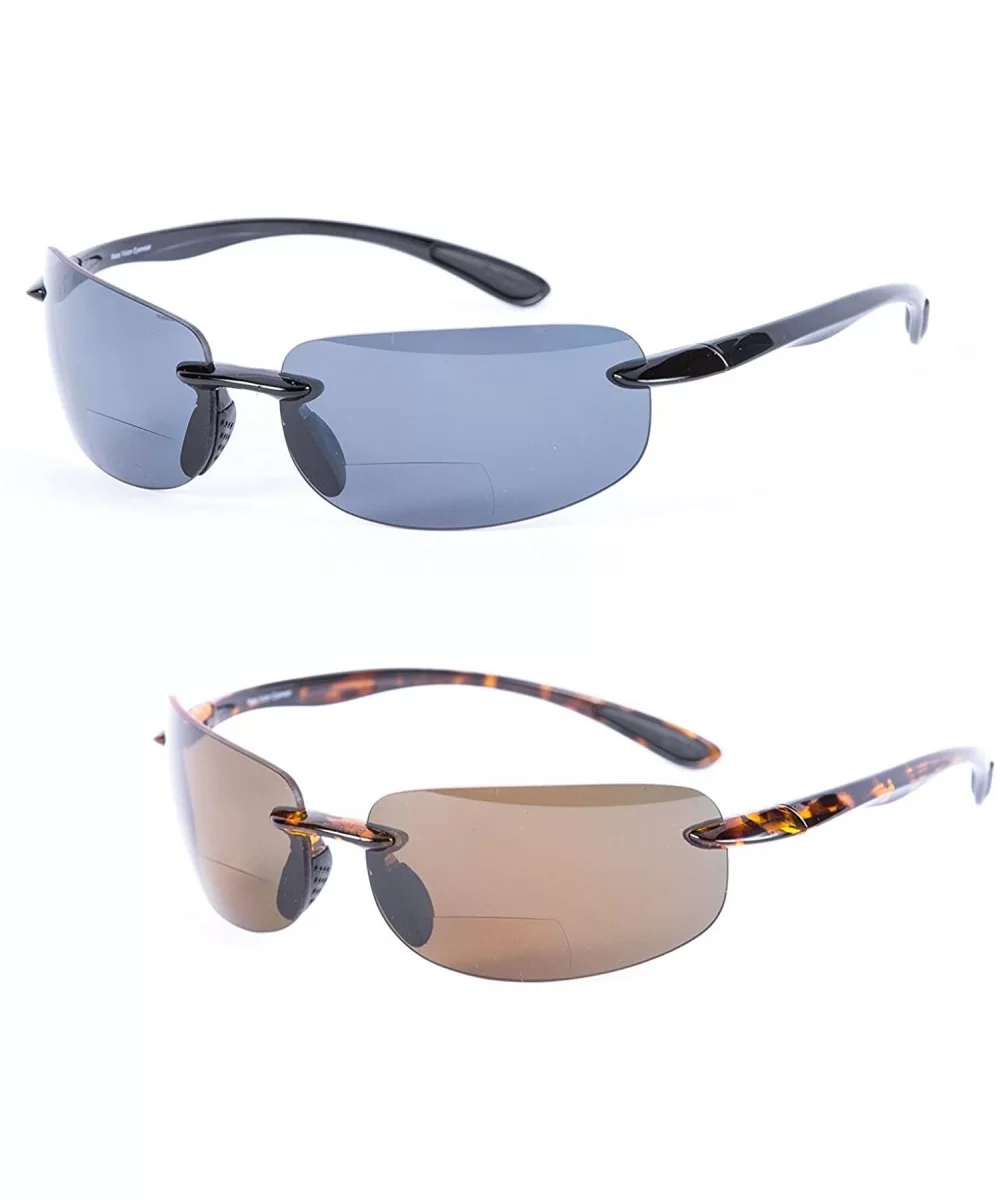 Lovin Sport Polarized Bifocal Sunglasses - Non Polarized - Black/Tortoise - CB12KIRVER9 $26.47 Sport