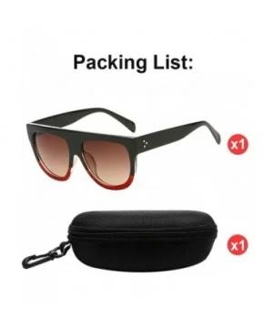 Mens Womens Outdoor Oversized Sunglasses Driving Protection 2 Colors - Black - CM18DC6SA3U $9.21 Oversized