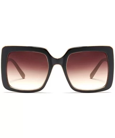 Hot Retro Women Sexy Leopard Frame Sunglasses 2019 New Fashion Square Glasses UV400 - White&red - C618MG5YSMD $12.38 Square