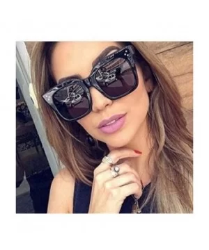 Vintage Women Butterfly Sunglasses Designer Luxury Square Gradient Sun Glasses Shades B2486 - Black - C218R3XAAY6 $10.39 Round