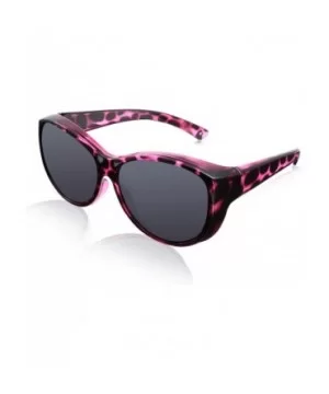 Polarized Oversized Sunglasses Wear over Prescription with Purple Frame for Women&Men - Purple Leopard - CC18I5K4R78 $18.97 C...