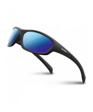 RIVBOS Polarized Sports Sunglasses Driving Glasses Shades for Men Women for Cycling Baseball 842 - C418YOS0EGK $22.40 Wrap