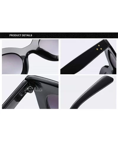 NEW Gradient Points Sun Glasses Tom High Fashion Designer 66133 Black Grey - 66133 Clear Grey - CV18Y6SHWGU $7.82 Aviator