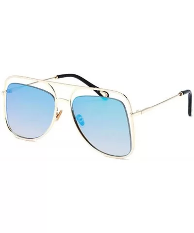 Cat eye fashion sunglasses- hollow sunglasses new sunglasses - D - C918S5C8X9G $49.52 Aviator