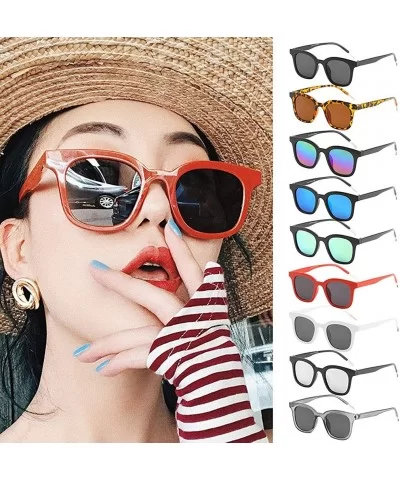 Sunglasses for Women Oversize Vintage Eyewear for Driving Fishing Sun glasses - Hot Pink - CG18T3RE7D3 $8.09 Sport