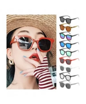 Sunglasses for Women Oversize Vintage Eyewear for Driving Fishing Sun glasses - Hot Pink - CG18T3RE7D3 $8.09 Sport