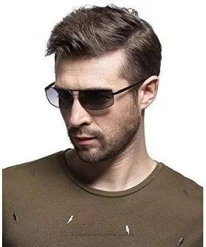 Fashion Lightweight Mens Sunglasses Driving Fishing Golf Sunglasses for Men Women - Gold/Brown - C018UL02URM $15.48 Square