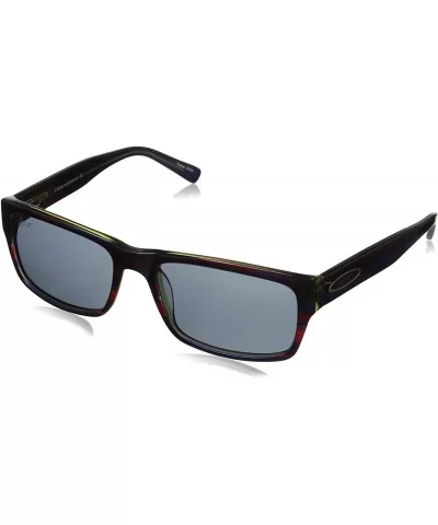 G2012S Polarized Rectangular Sunglasses - Burgundy & Olive - CR11AHAW6A9 $48.29 Rectangular