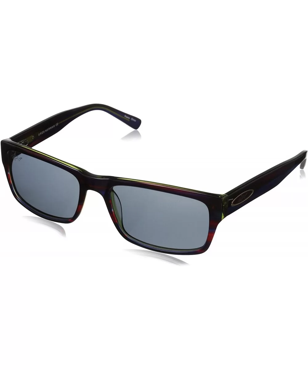 G2012S Polarized Rectangular Sunglasses - Burgundy & Olive - CR11AHAW6A9 $48.29 Rectangular