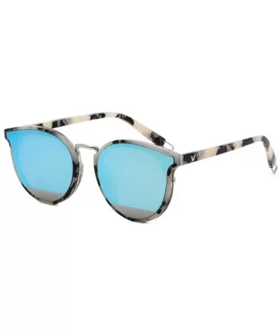 Metal frame PC frame material sunglasses- colorful multicolor sunglasses - A - CD18S8C8OGM $41.37 Aviator